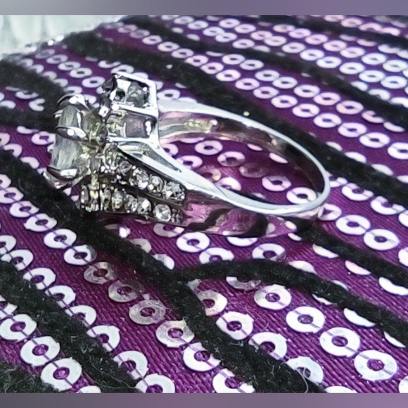 Marquise CZ Silver Ring - Picture 2 of 5